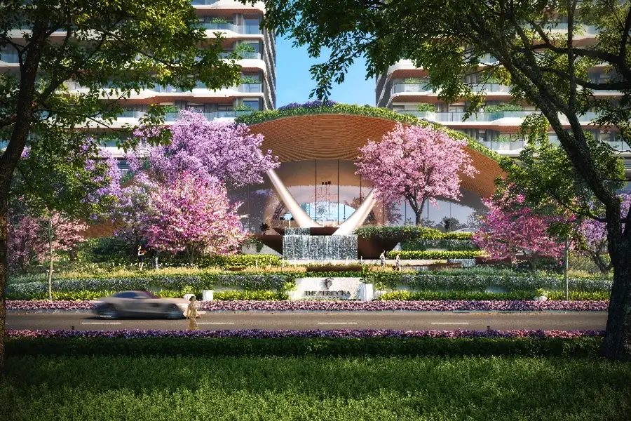 CRC The Peridona — Grand Tower Elevation, Jaypee Greens